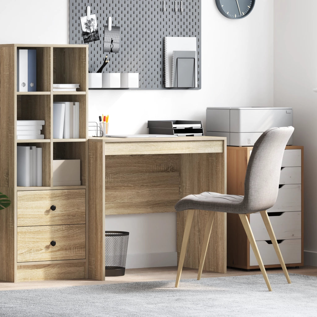 Scrivania Rovere di Sonoma 80x50x76 cm Legno ingegnerizzato