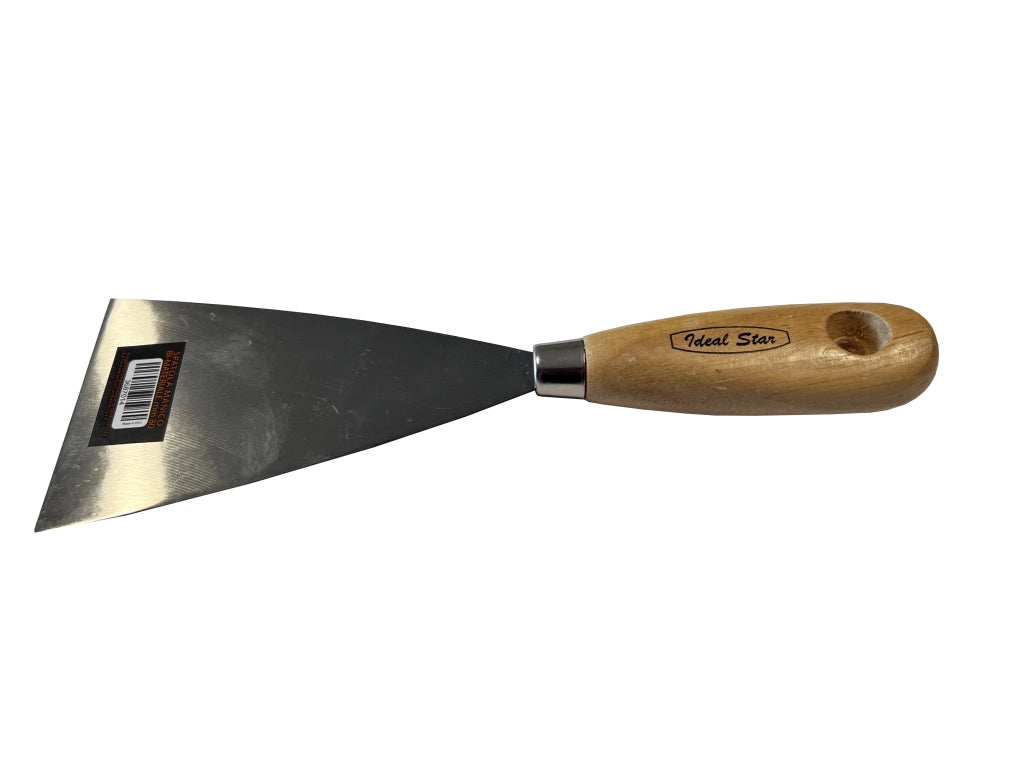 SPATOLA MANICO LEGNO IDEAL STAR 80 mm - IDEAL STAR