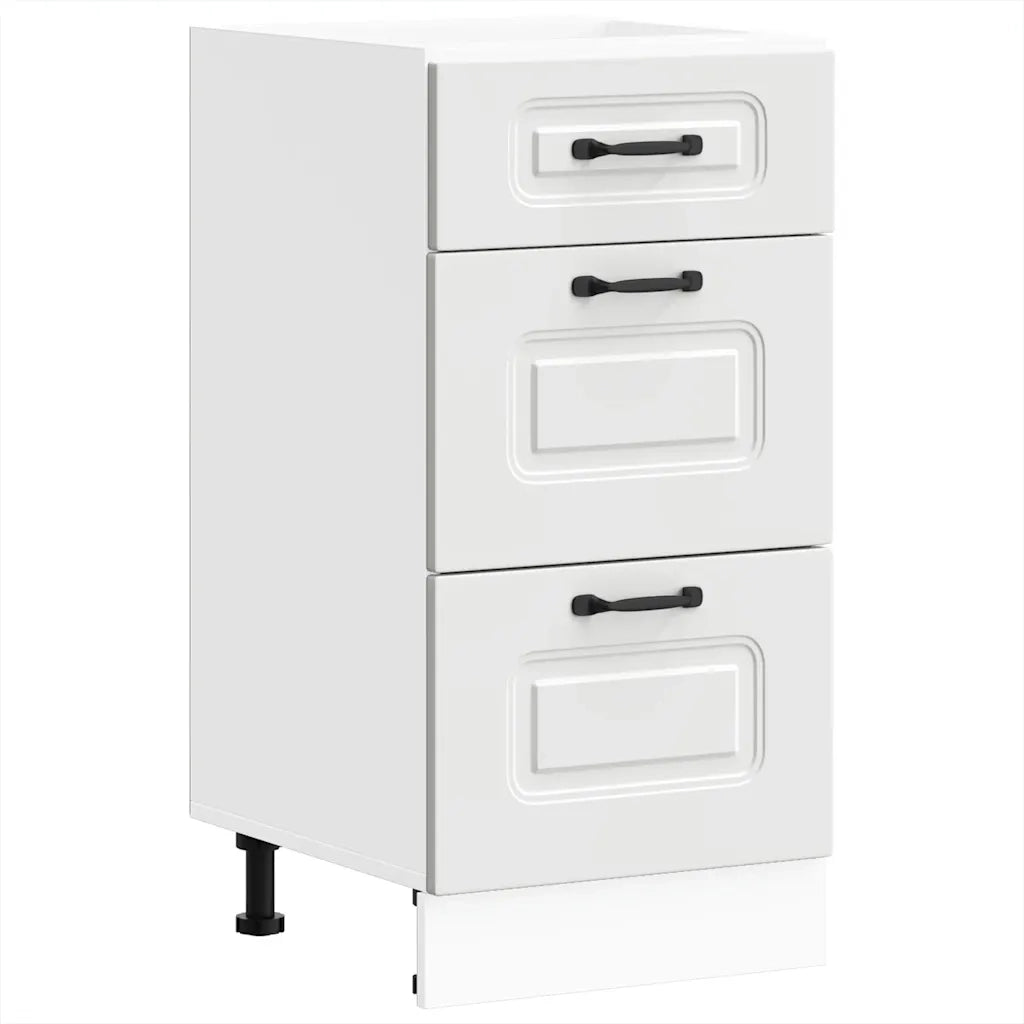 Base da Cucina Kalmar Bianco in Legno Multistrato