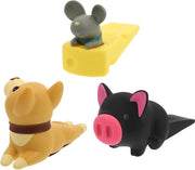 Stoppi di sicurezza per porte animali - 3 pezzi di stopper PVC per porte e blocco di passaggio