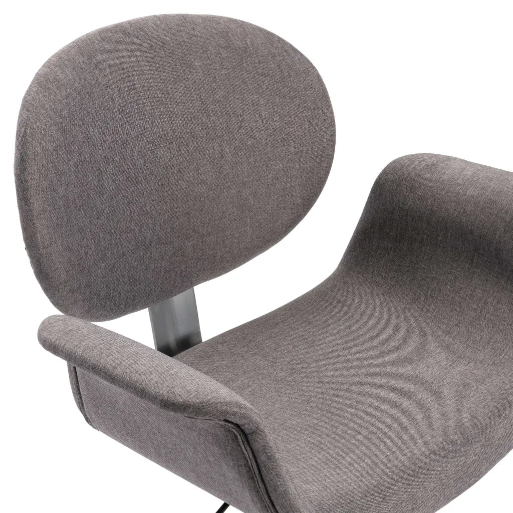 Sedia da Ufficio Girevole Grigia in Tessuto cod mxl 16746