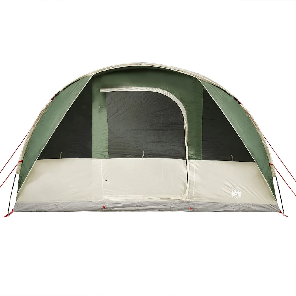 Tenda da Campeggio a Tunnel per 5 Persone-Tenda per Escursionismo Verde Impermeabile 823628