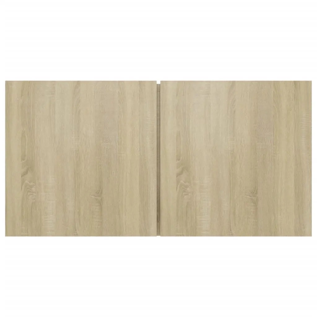 Set di Mobili Porta TV 4 pz-Credenza per TV Rovere Sonoma in Legno Multistrato 573460