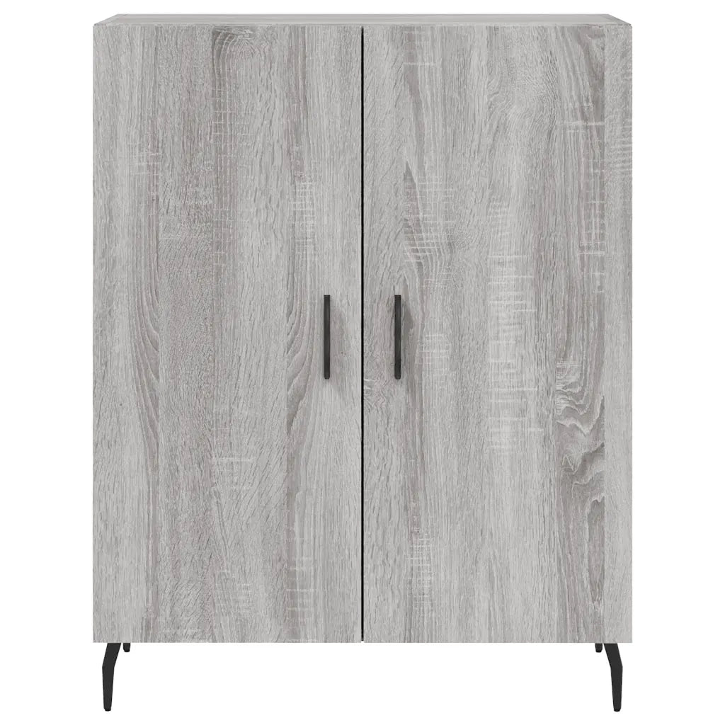 Credenza Grigio Sonoma 69,5x34x90 cm in Legno Multistrato 827746