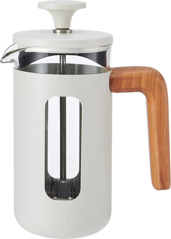 Caffettiera a Stampa Piccola - 350ml Vetro Borosilicato e Acciaio Inossidabile Resistentente al Calore