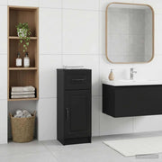 Mobiletto da Bagno UTRECHT Nero 30 x 31 x 77 cm 897706