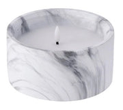 1 Pezzo Candela Decorativa con Vasetto in Cemento a 1 Led 15 x 8 cm