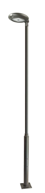 Lampione giardino LED 50W TYTAN SU-MA tondo IP65 grigio