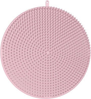 Rugborstel per corpo con testa grande in silicone - Idoneo per uso in lavatrice e doccia - Accessori per il bagno - Adatto per uomini e donne - Blu.