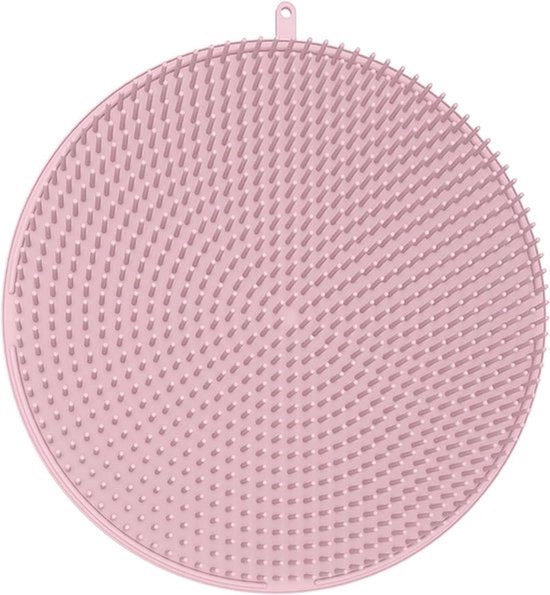 Rugborstel per corpo con testa grande in silicone - Idoneo per uso in lavatrice e doccia - Accessori per il bagno - Adatto per uomini e donne - Blu.