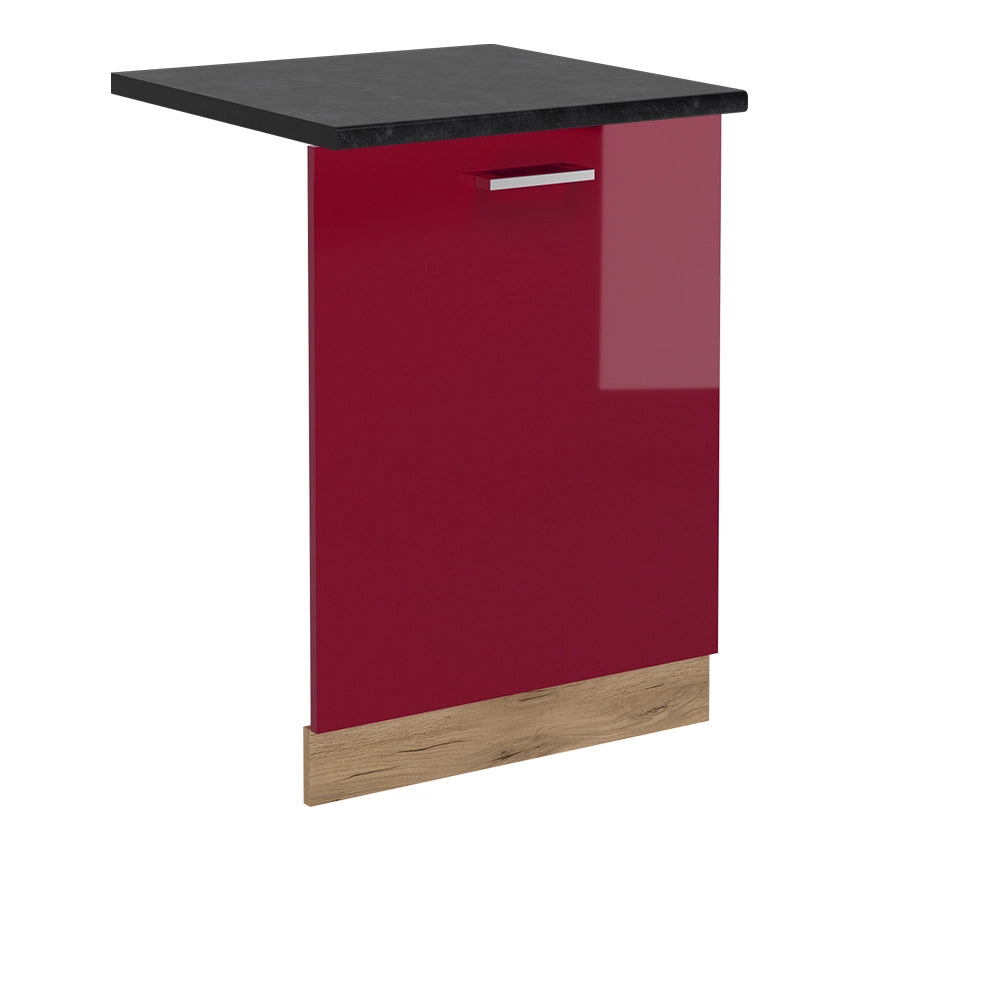 Vicco Pannello frontale della lavastoviglie Rosso lucido 60 cm , PL Antracite