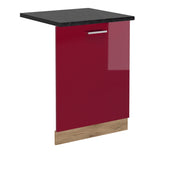 Vicco Pannello frontale della lavastoviglie Rosso lucido 60 cm , PL Antracite