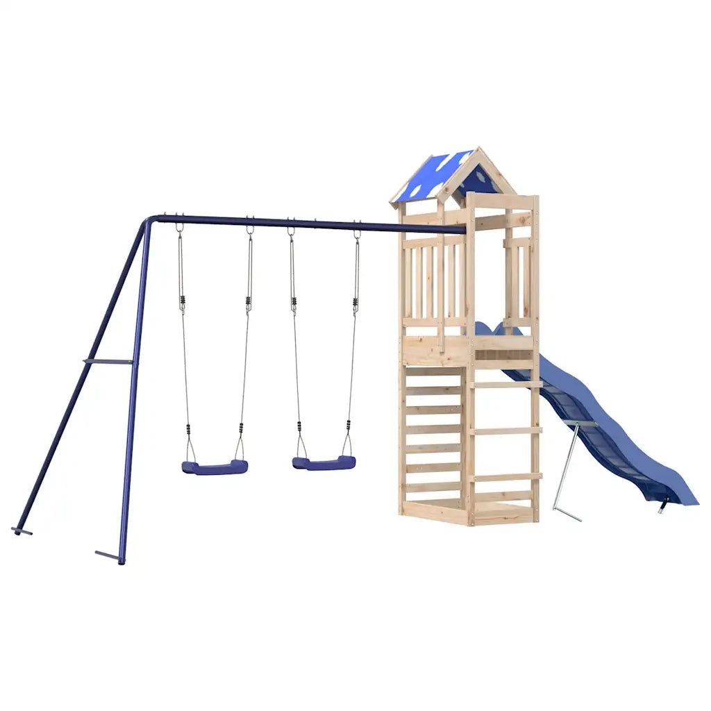 Set da Gioco da Esterno in Legno Massello di Pino 3279166