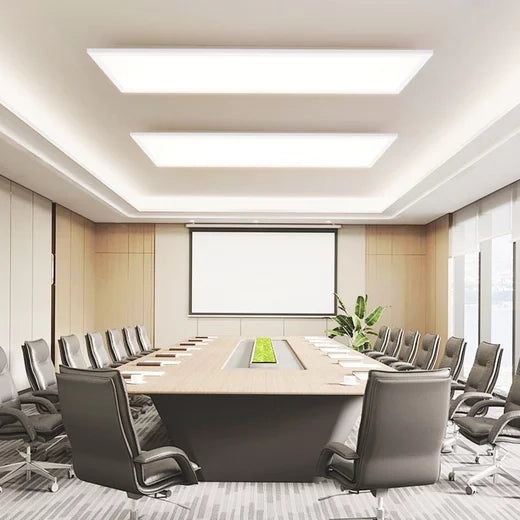 ZMH Lampada da soffitto plafoniera LED dimmerabile pannello lungo RGB per soggiorno officina corridoio