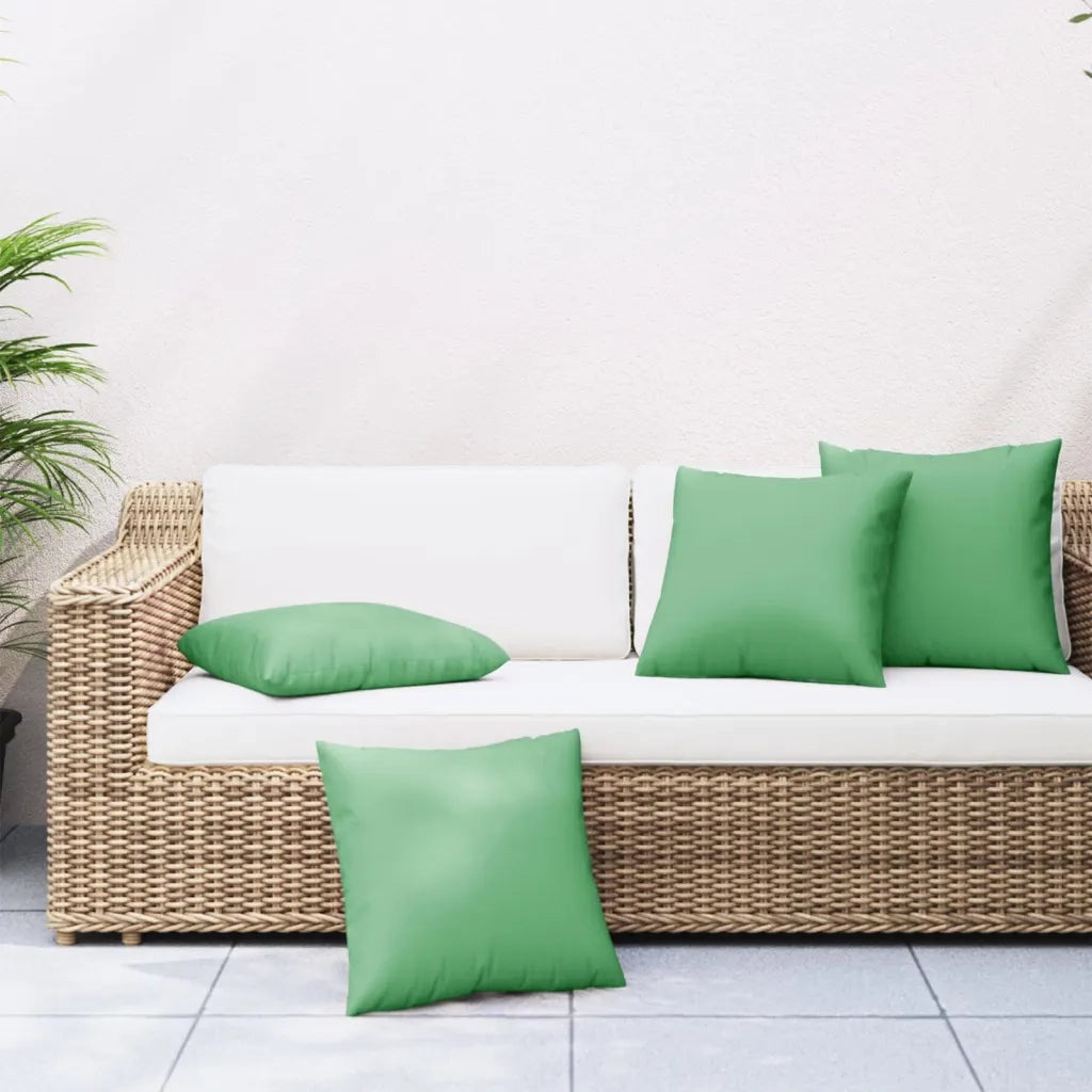 Cuscini per Divano 4 pz | Cuscini per sedie Verdi 60x60 cm in Tessuto