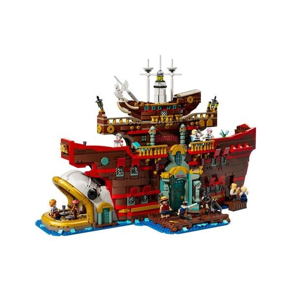 Costruzioni lego 75640 one piece baratie, il ristorante galleggiante