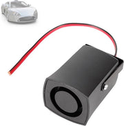 Allarme di allontanamento universale per veicoli 12V 115DB - Nero - Sicurezza passeggeri e pedoni - Segnalazioni di allontanamento