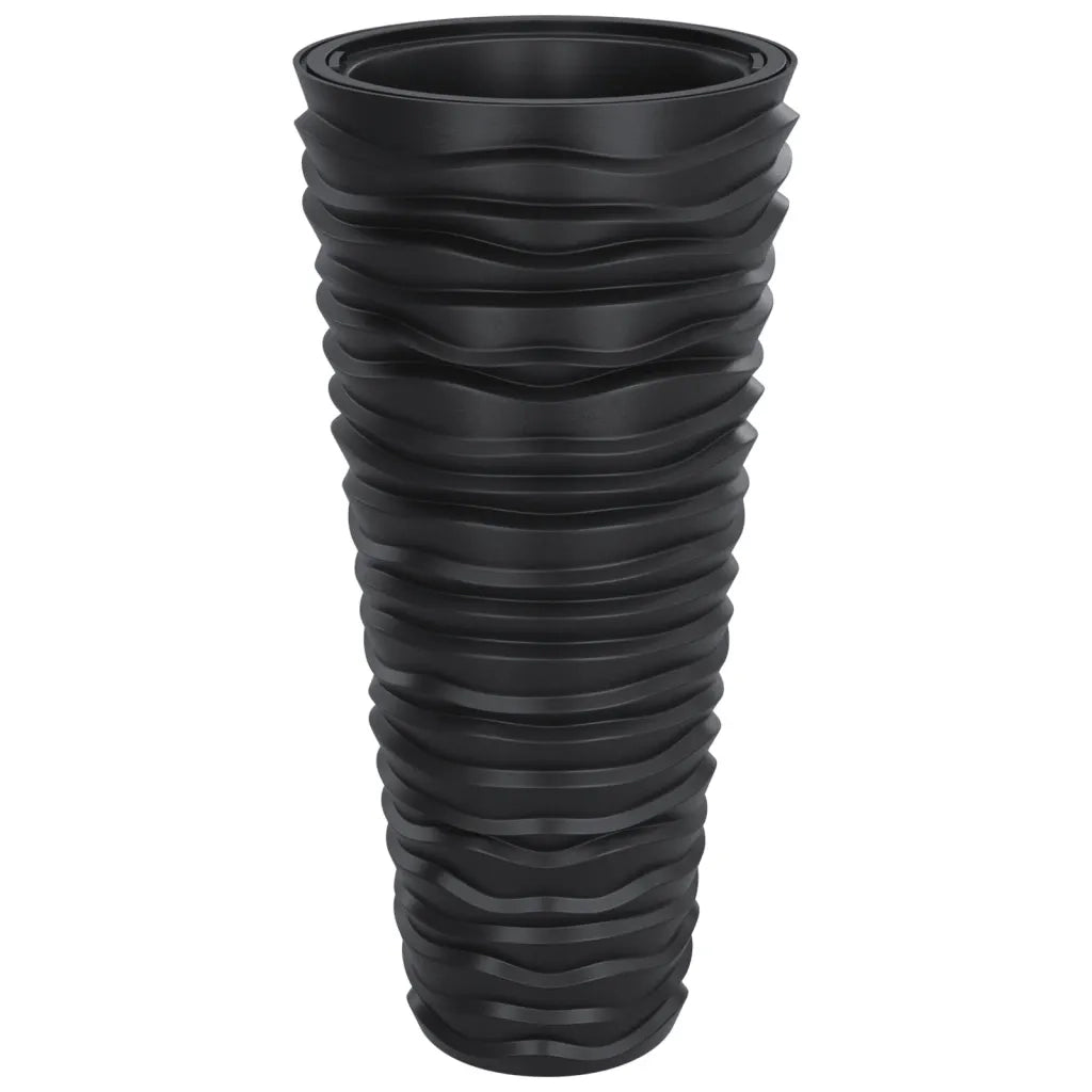 Fioriera con Interno Rimovibile Antracite 18/45 L PP Scanalato 364690