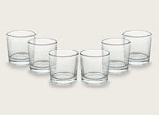 Set 6 Bicchieri Liquore in Vetro Trasparente Chupito 4,8 cl
