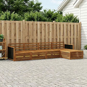 Set di divani da esterno 5 pcs Naturale 3383222
