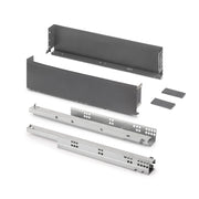 Cassetto esterno Simplex 25 kg, altezza 122 mm, profondità 490 mm, Acciaio, Verniciato bianco