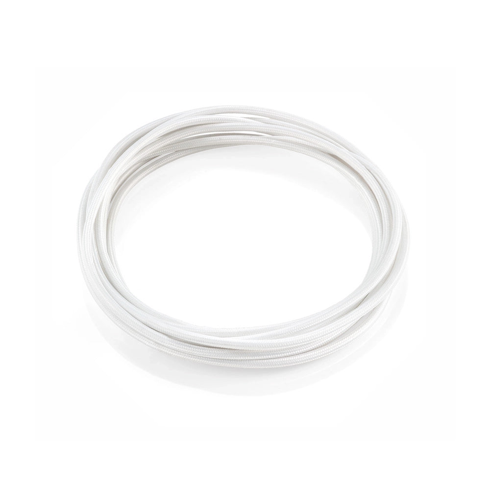 Cavo Tessuto Bianco 5M