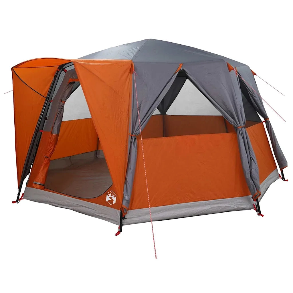 Tenda da cabina per 6 persone con tetto Grigio e arancione 42004025