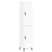 Buffet credenza cassettiera armadio mobile contenitore organizer cucina soggiorno salotto alto 34,5 x 34 x 180 cm legno ingegnerizzato bianco 02_0032415