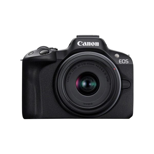 Canon eos r50, black + rf-s 18-45mm f4.5-6.3 is stm kit milc 24,2 mp cmos 6000 x 4000 pixel nero - 5811C013