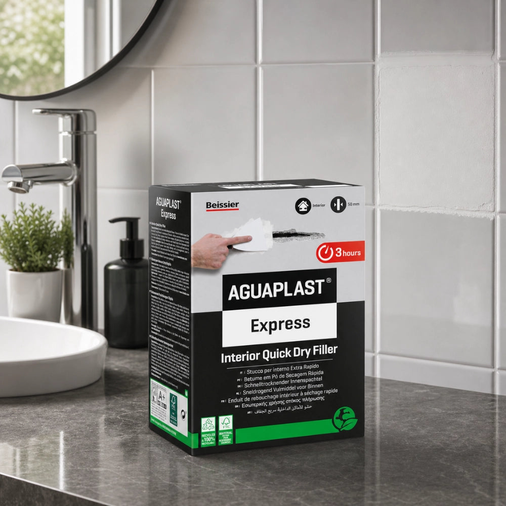 Aguaplast express stucco in polvere extra rapido per ambienti umidi 4 kg