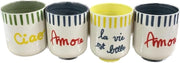 Bicchierini Casa Amor Assortiti Cc240, 6 pezzi