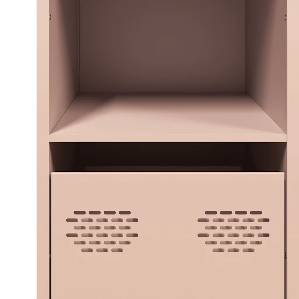 Credenza Rosa 101,5x39x73,5 cm in Acciaio Laminato a Freddo 851365