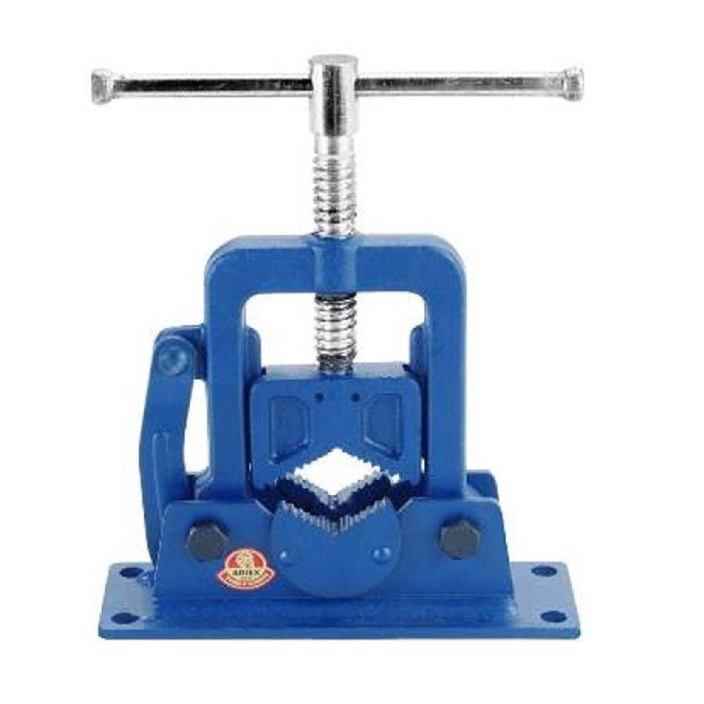 Trade Shop - Morsa Da Banco Ribaltabile Per Tubi 3" Pollici Ariex Da Lavoro Professionale -