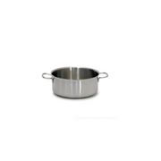 Casseruola con doppio manico in acciaio inox