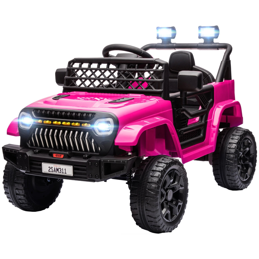 Auto elettrica per bambini telecomando 2.4Ghz 4x4 ¨C zephmum ¨C nero