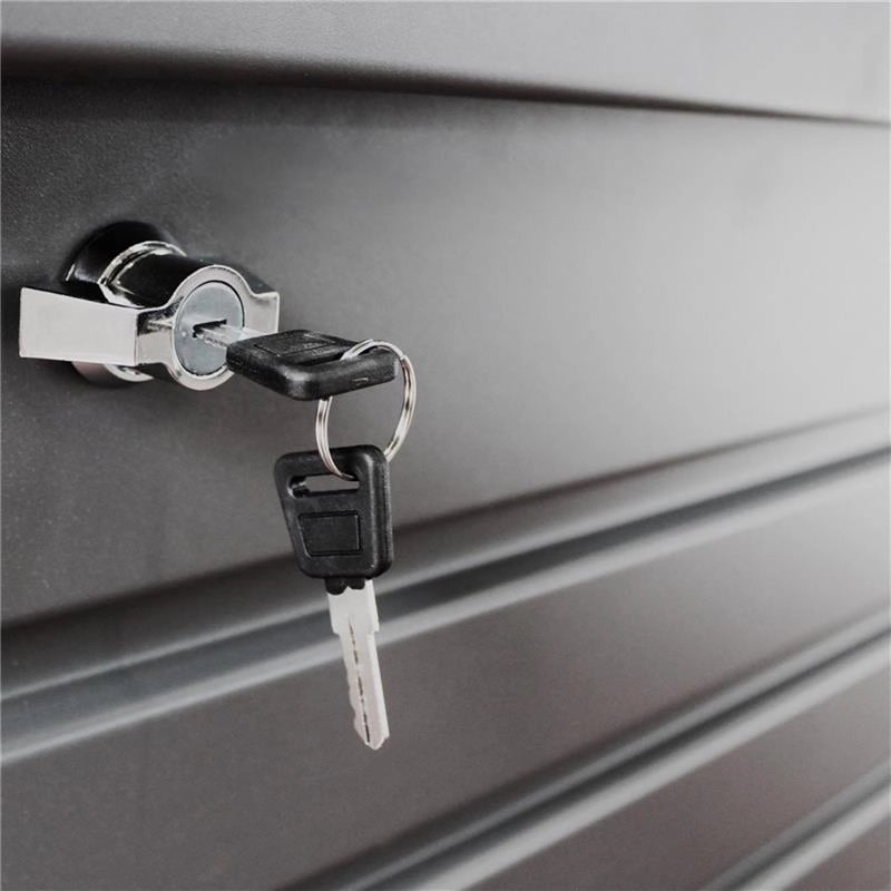 BAULE NERO IN ALLUMINIO DA ESTERNO CM 130 L X 61 P X 63 H OKX