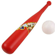 Trade Shop - Mazza Da Baseball In Plastica Con Pallina Palla Gioco Giocattolo Bambini -