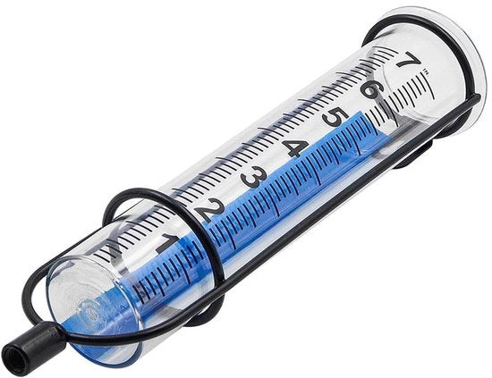 Registrazione delle precipitazioni con grandi cifre - migliorata visibilità - 1 pezzo - vetro