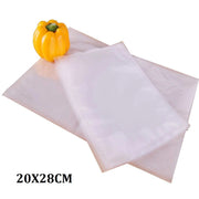 Trade Shop - 50 Sacchetti Sotto Vuoto Buste 20x28cm Per Alimenti Salvafreschezza Cibo Verdura -