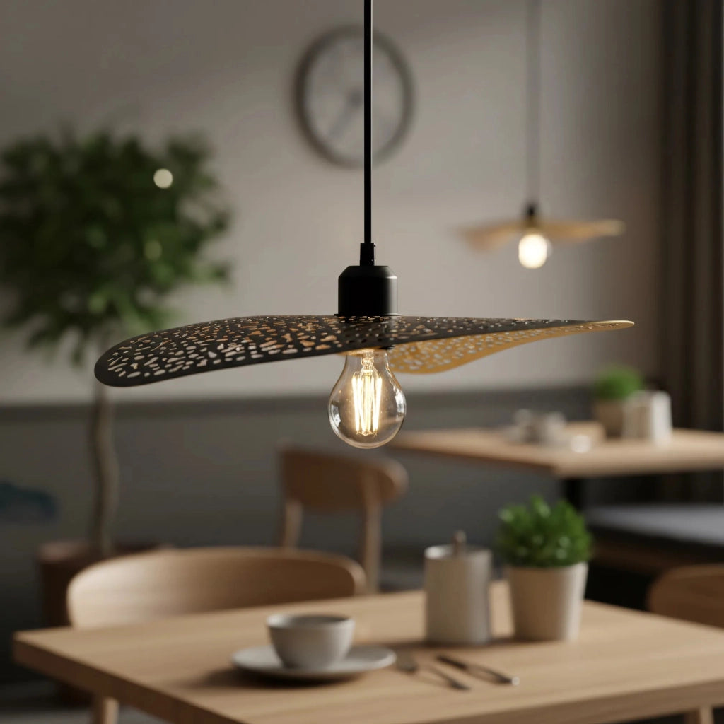 Lampada Da Soffitto APP1468-1CP Black/old Gold