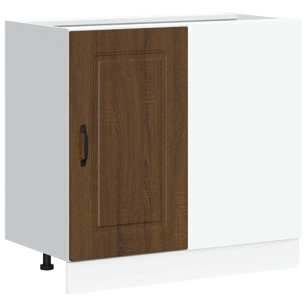 Armadio da cucina Kalmar con spazio ottimizzato 86 x 46 x 81,5 cm in legno multistrato rovere marrone 02_0050519