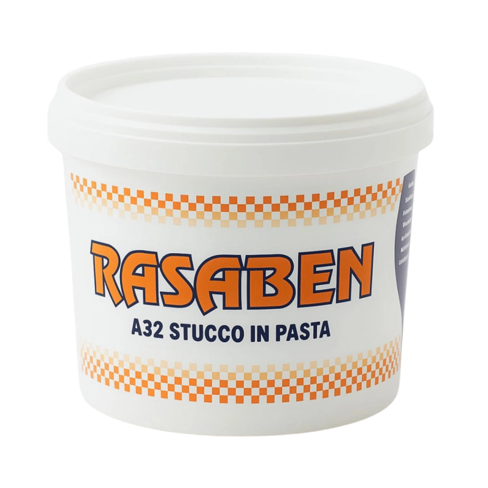 Stucco pronto in pasta riempitivo bianco per rifinitura muri *** formato 1 kg, confezione 1
