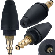 Ugello Rotante Turbo per Idropulitrice – Aumento Pressione 50% | Max 150 Bar, 60°C | Compatibile con Modelli QC