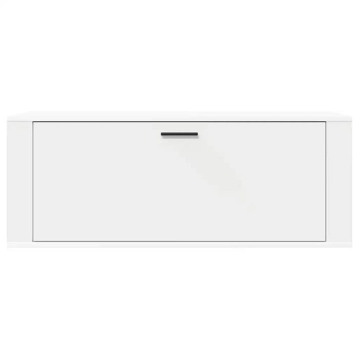 Scarpiera a Muro Bianca 100x35x38 cm in Legno Multistrato cod mxl 48245