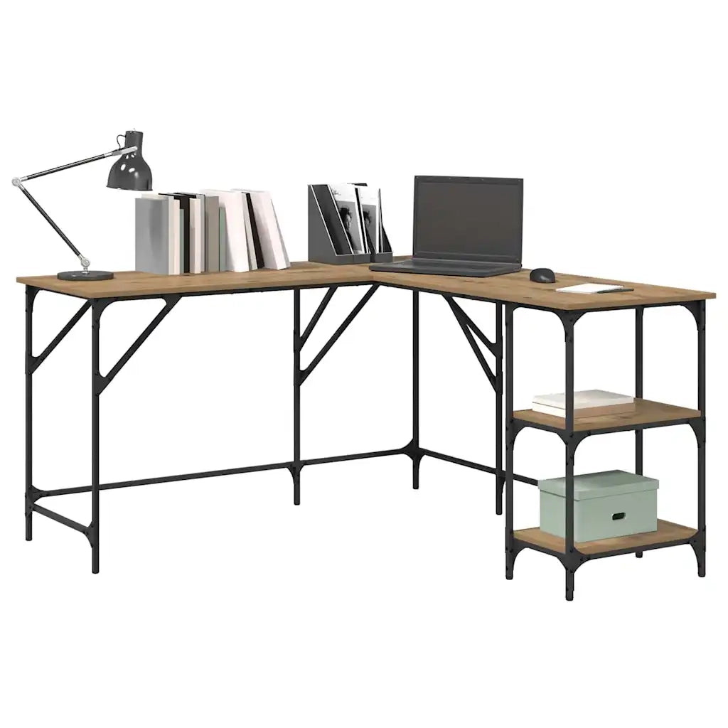 Scrivania Rovere artigianale 139 x 139 x 75 cm