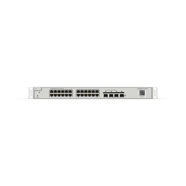 Reyee cloud switch managed gigabit poe l3 24 x ge poe+ 4 x sfp  power budget 370w - RG-NBS5100-24GT4SFP-P