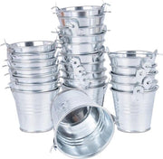 24 mini-emmer bonbonnière da cerimonia nuziale regalo per ospiti da battesimo scatola di regalo piccola scatola di regalo per festa per dolci Natale calendario dell'Avvento calendario di Natale - argento - 24 pezzi - circa 52 cm di altezza