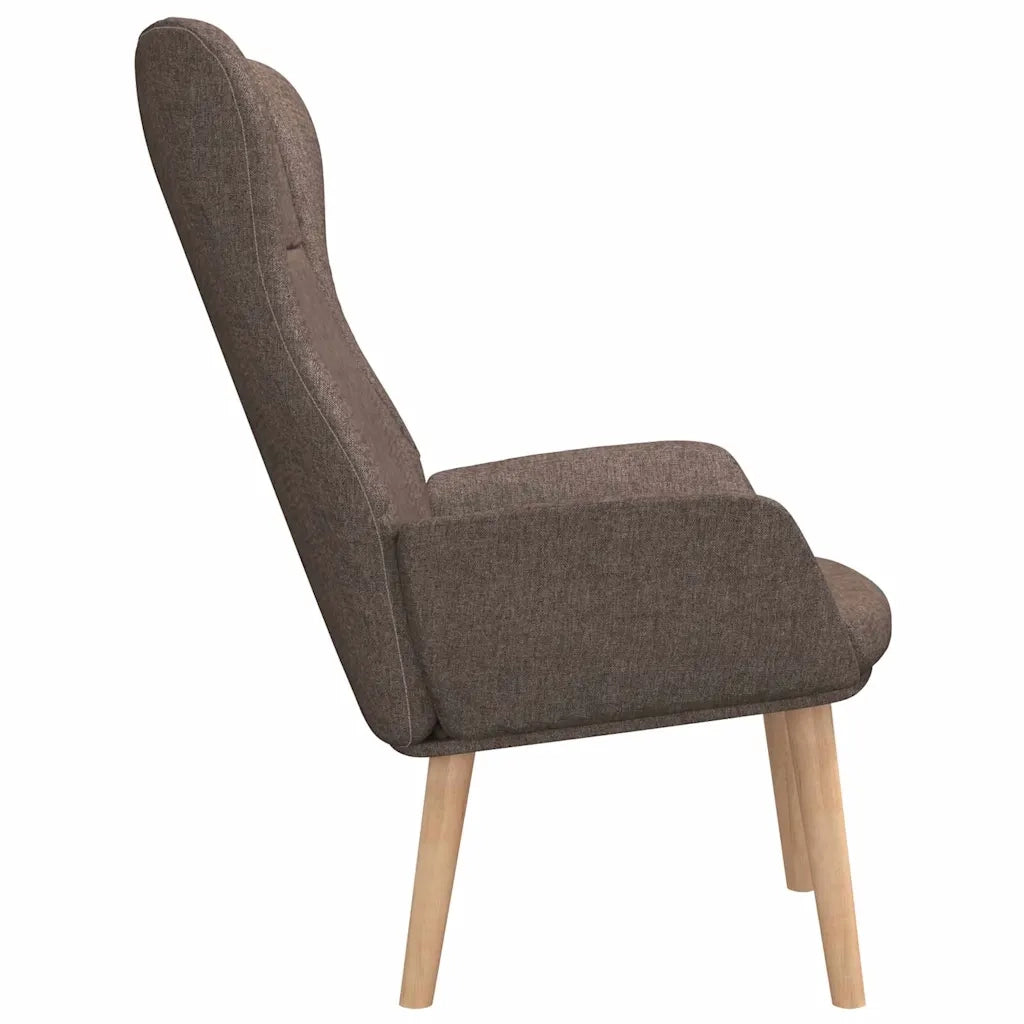 Sedia Relax Tortora in Tessuto 341403