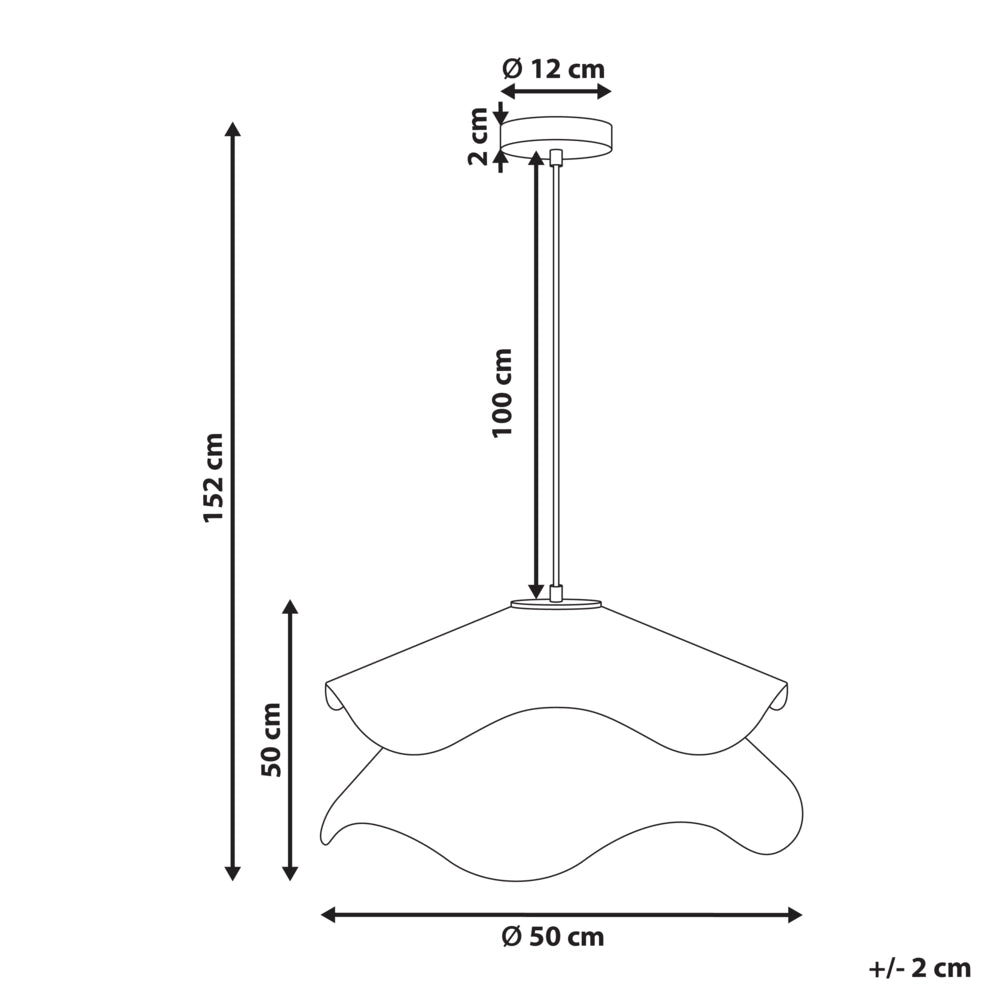Lampada a sospensione con base in ferro e paralume in tessuto stile moderno luce d'atmosfera bianco