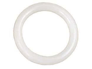 ANELLI PER SCORRITENDA TUBOLARI IN PLASTICA BIANCO- - ø mm.22-30 - 250 pezzi